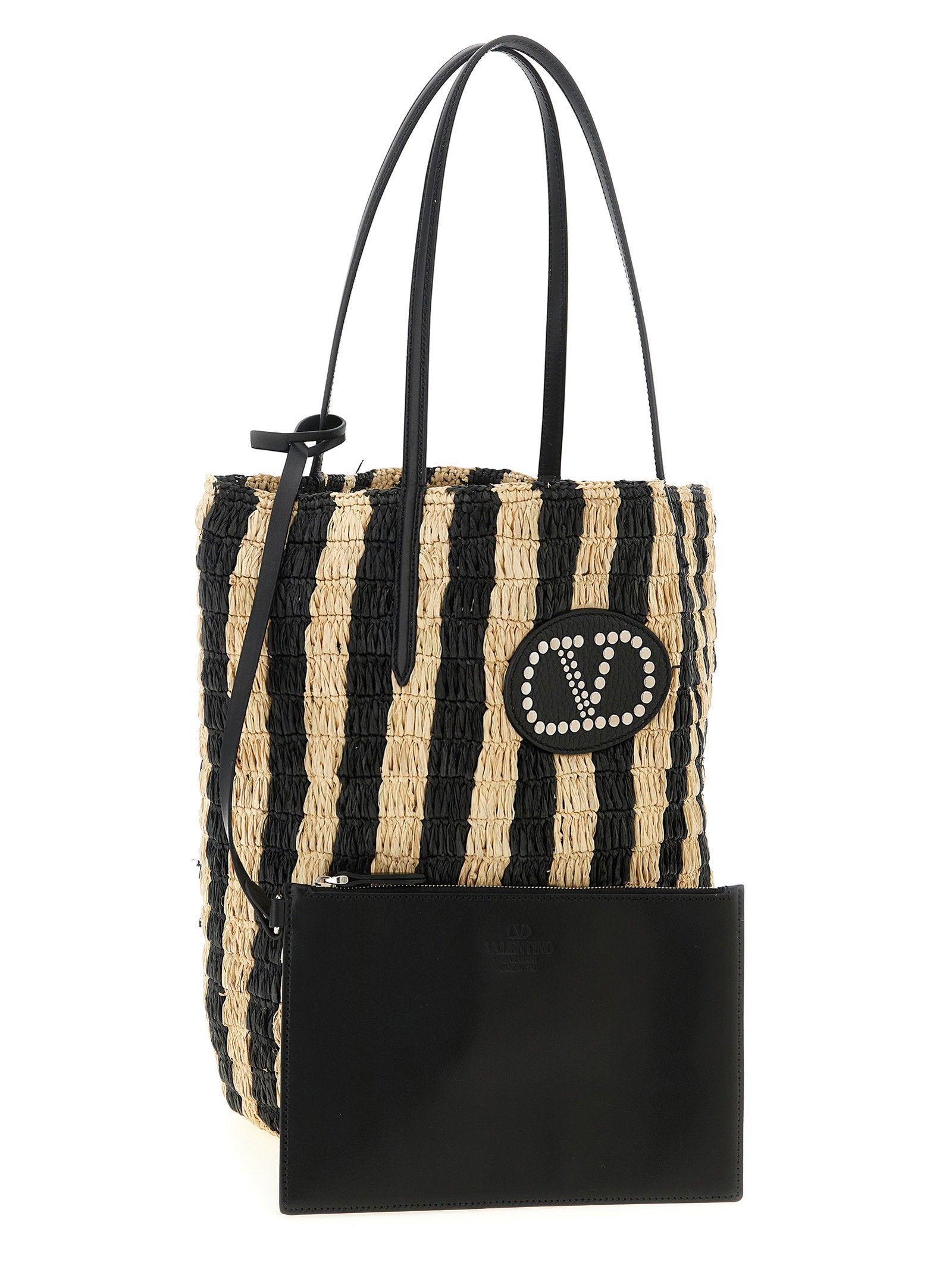 Shopping Valentino Garavani Raffia Black