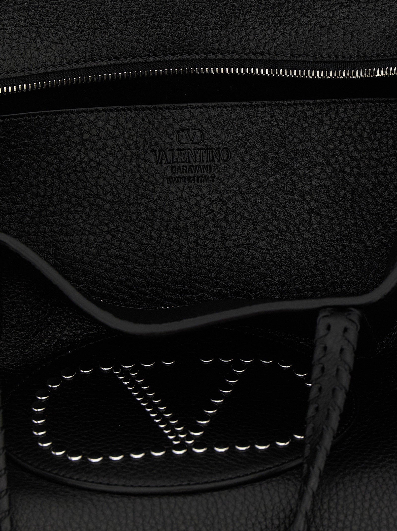Valentino Garavani Nellcôte Shopping Bag Black