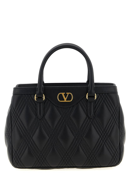 Valentino Garavani Quiltie 67 Handbag Black