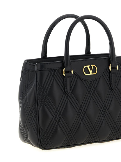 Valentino Garavani Quiltie 67 Handbag Black
