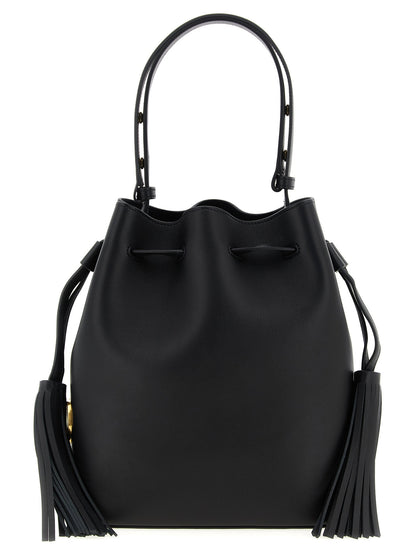 Valentino Garavani Vlogo Signature Shoulder Bag Black