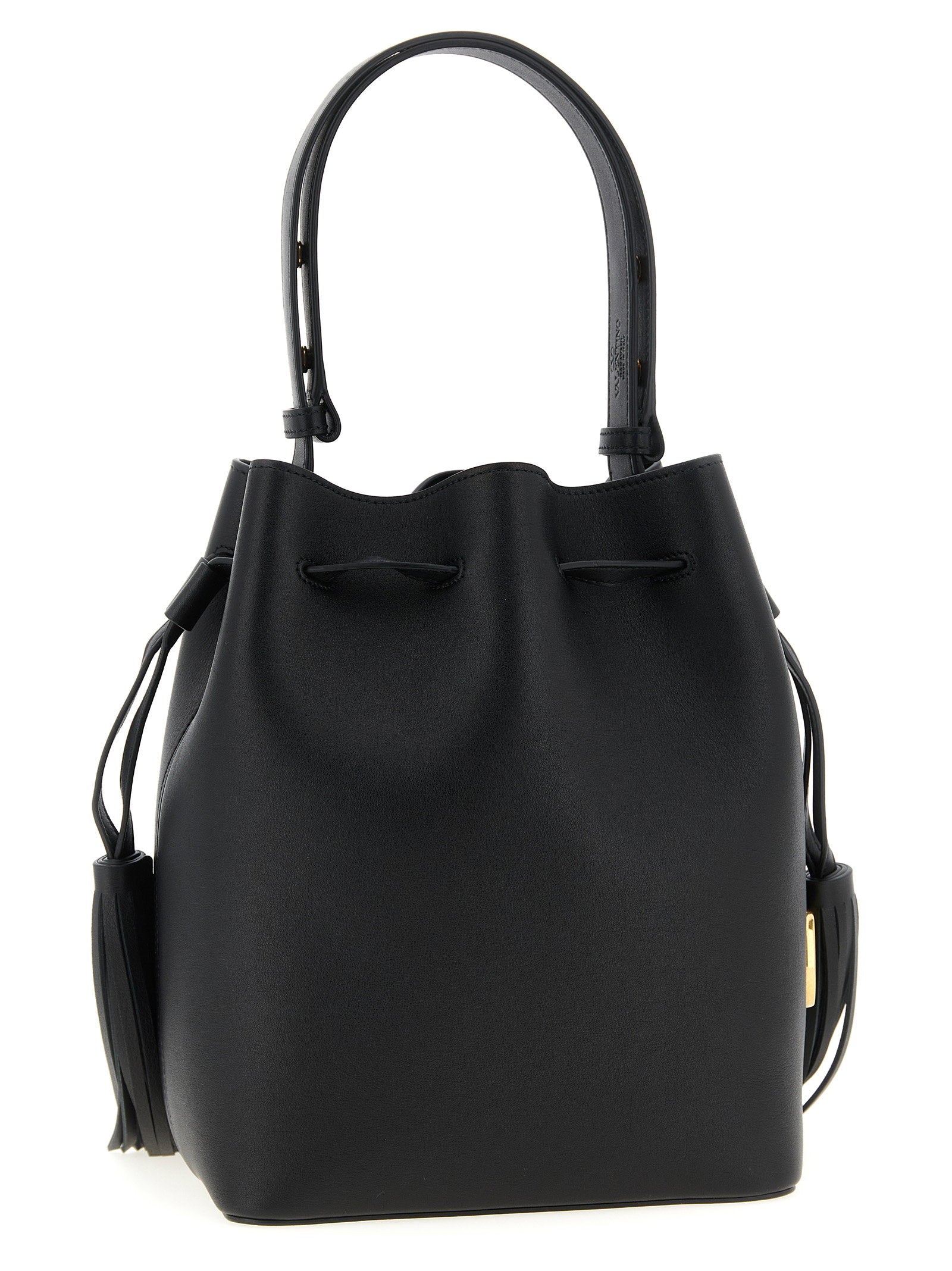 Valentino Garavani Vlogo Signature Shoulder Bag Black