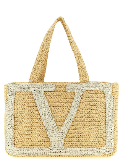 Valentino Garavani Vivasuperstar Big Shopping Bag White
