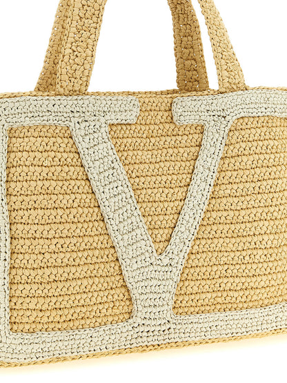Valentino Garavani Vivasuperstar Big Shopping Bag White