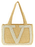 Valentino Garavani Viva Superstar Midi Shopping Bag White