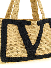 Valentino Garavani Viva Superstar Midi Shopping Bag Beige