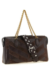 Valentino Garavani Panthea Medium Shoulder Bag Brown