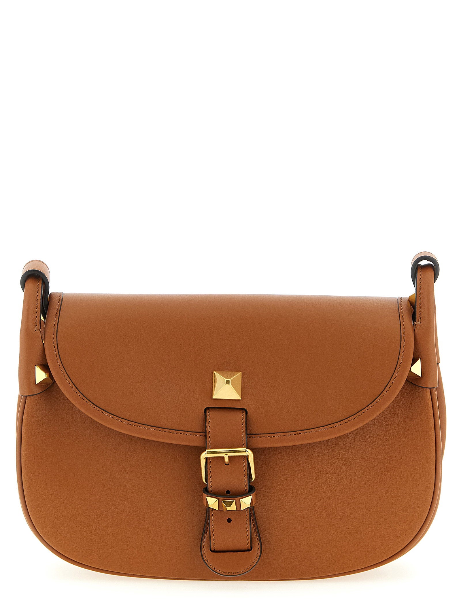 Valentino Garavani Flaneuse Medium Shoulder Bag Brown