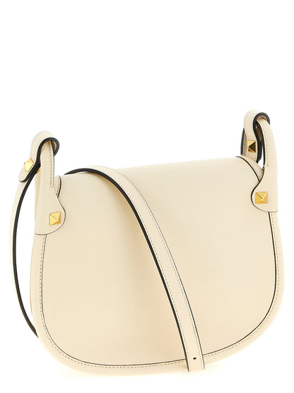 Valentino Garavani Valentinogaravani Flaneuse Small Shoulder Bag White