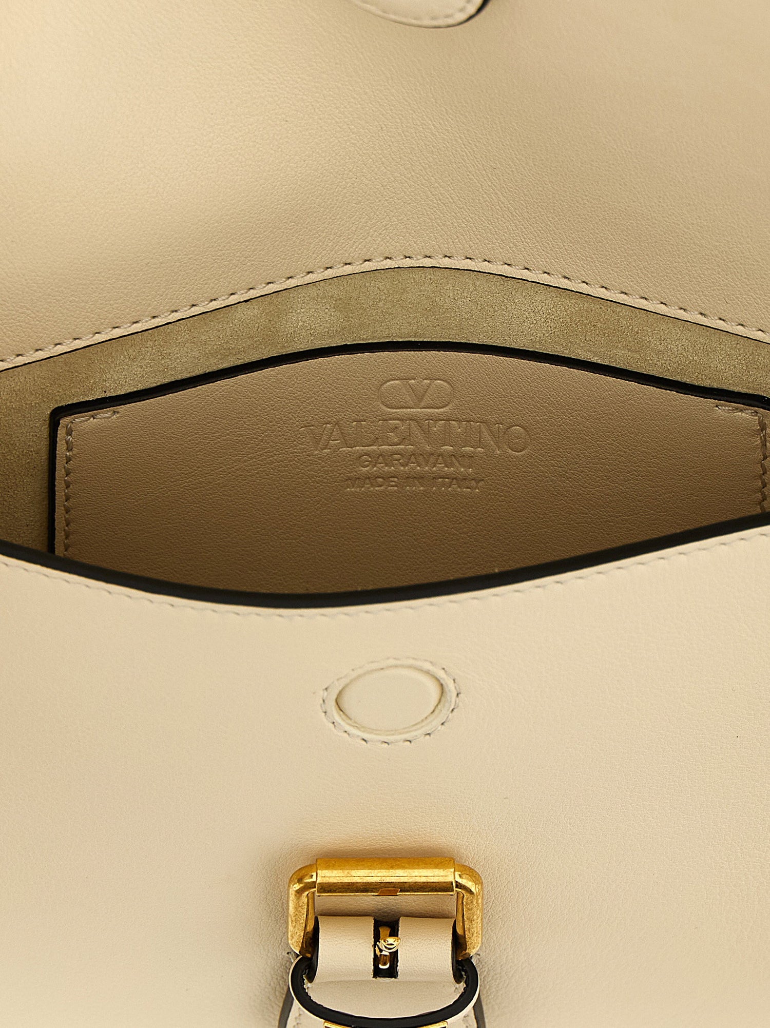 Valentino Garavani Valentinogaravani Flaneuse Small Shoulder Bag White
