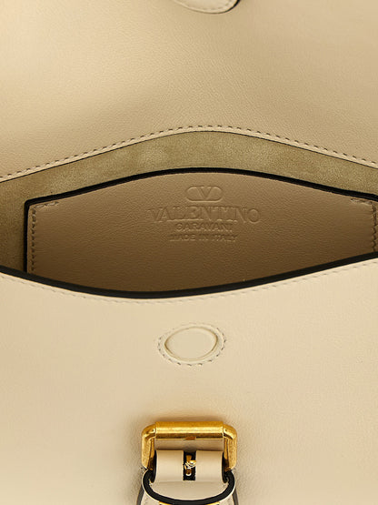 Valentino Garavani Valentinogaravani Flaneuse Small Shoulder Bag White