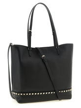 Valentino Garavani Rockstud Medium Shoulder Bag Black