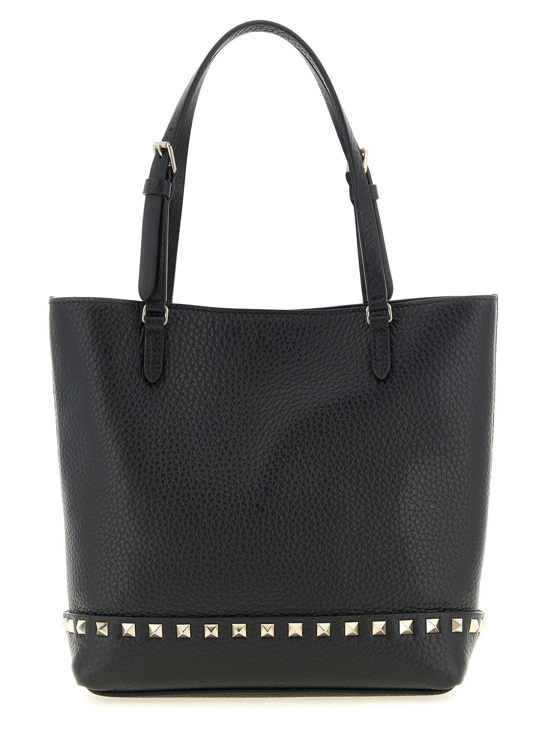 Valentino Garavani Small Rockstud Shoulder Bag Black