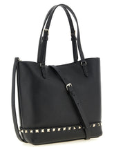 Valentino Garavani Small Rockstud Shoulder Bag Black