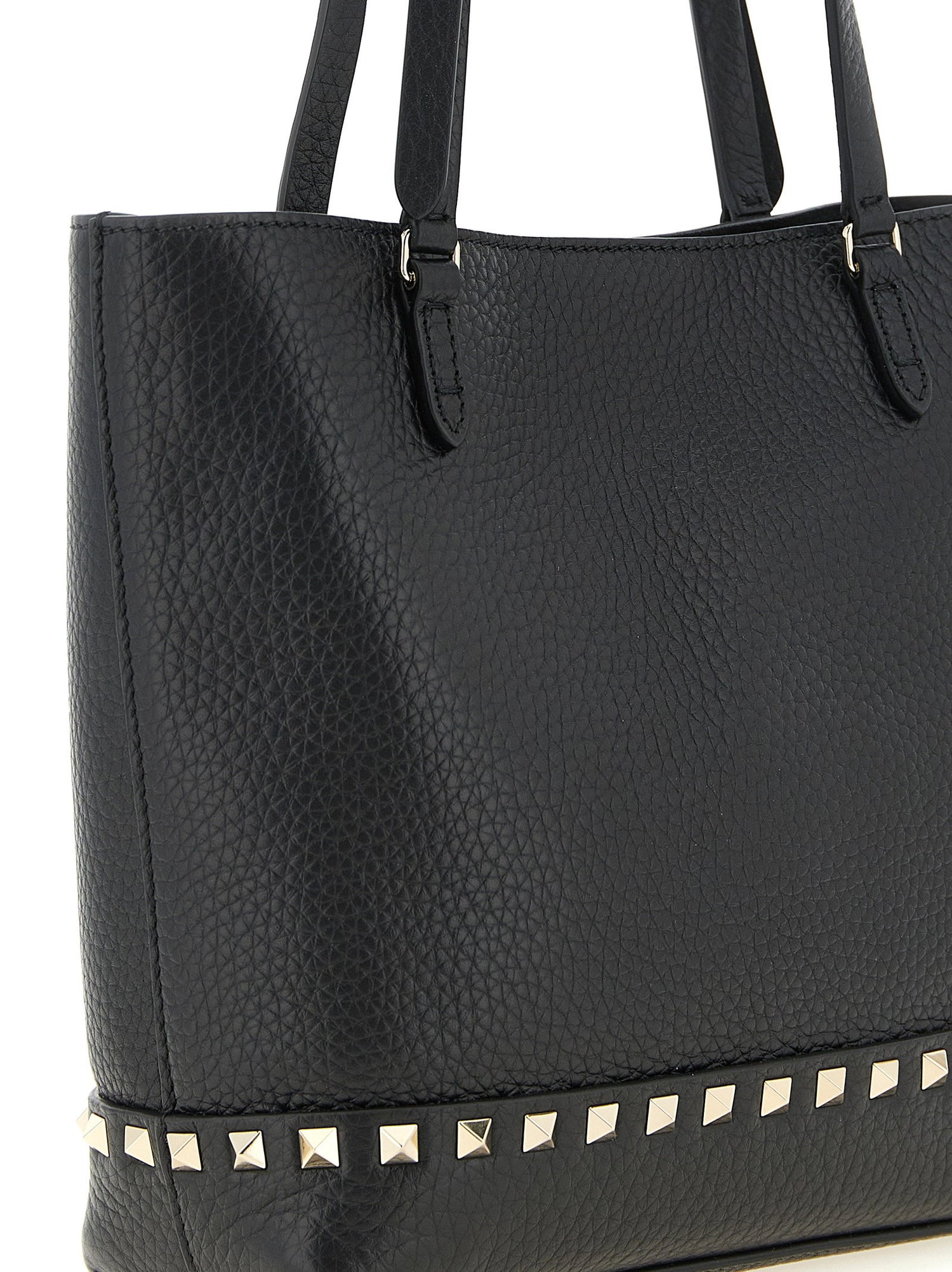 Valentino Garavani Small Rockstud Shoulder Bag Black