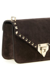Valentino Garavani Rockstud Small Shoulder Bag Brown