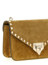 Valentino Garavani Rockstud Small Shoulder Bag Beige