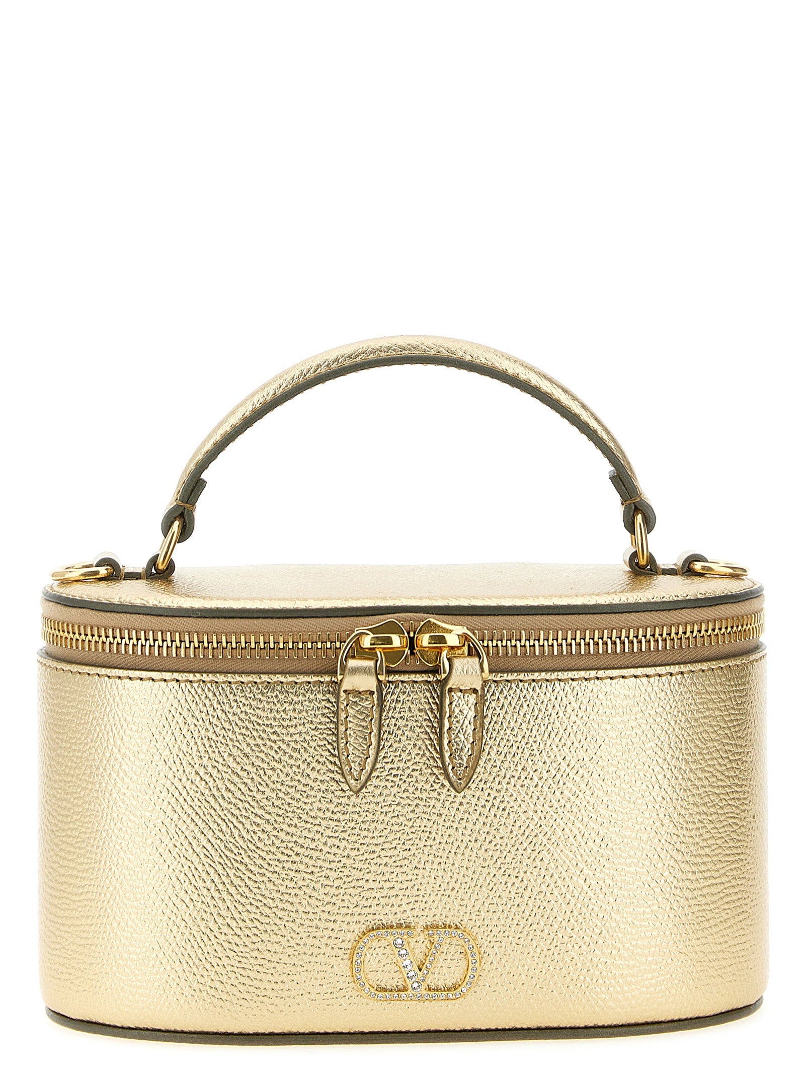 Valentino Garavani Vanity Mini Handbag Gold