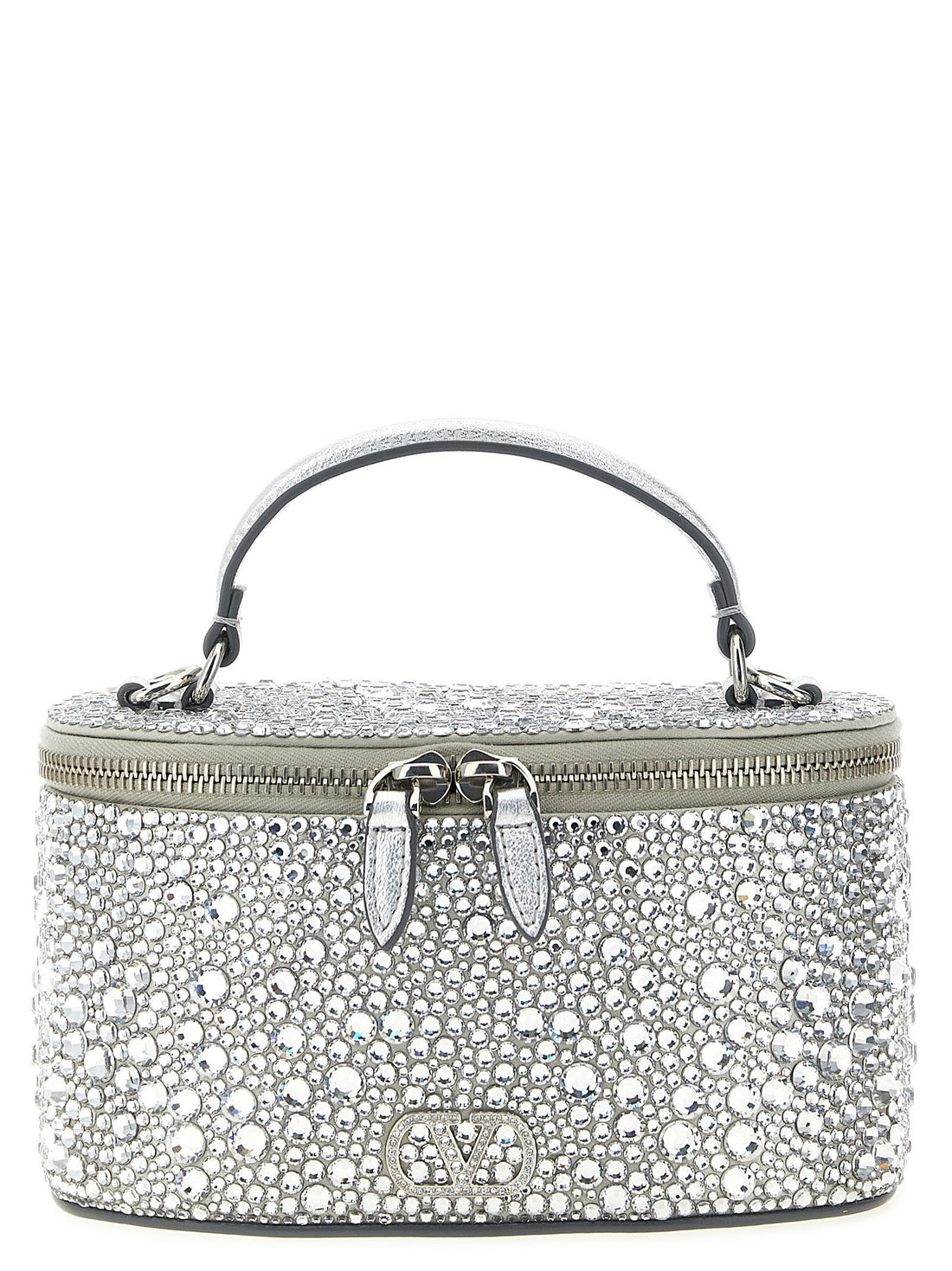 Valentino Garavani Vanity Mini Handbag Silver