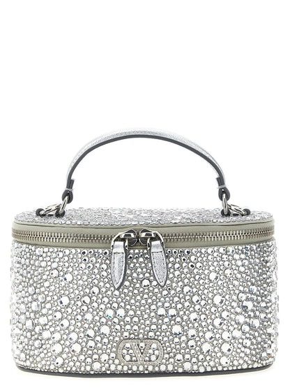 Valentino Garavani Vanity Mini Handbag Silver