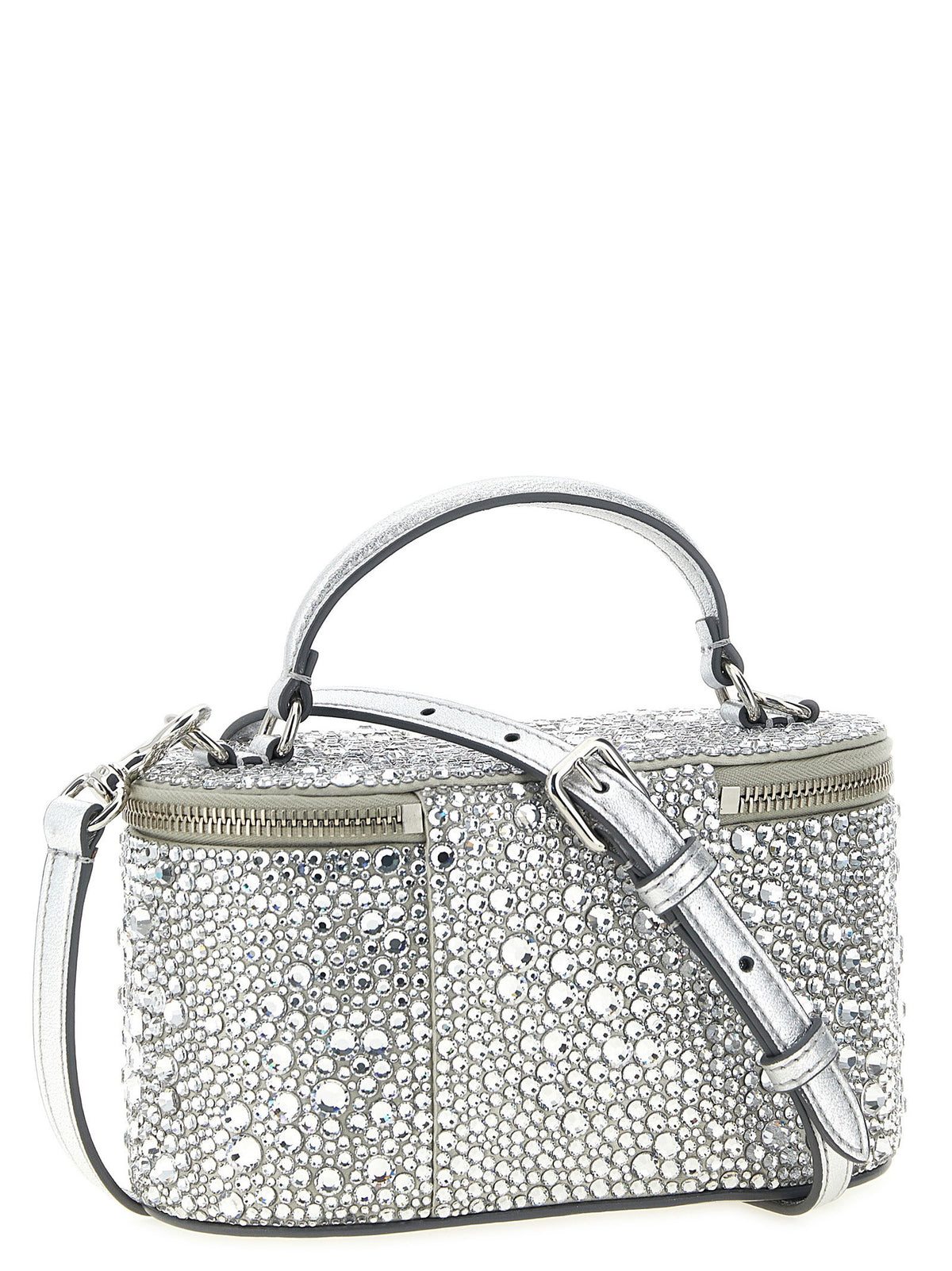 Valentino Garavani Vanity Mini Handbag Silver