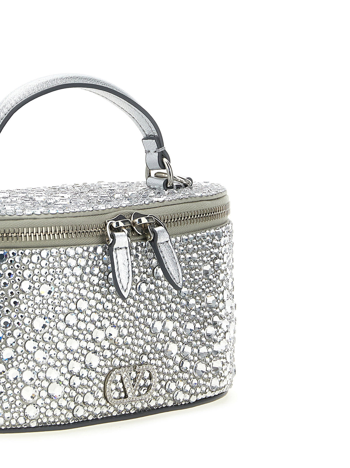 Valentino Garavani Vanity Mini Handbag Silver