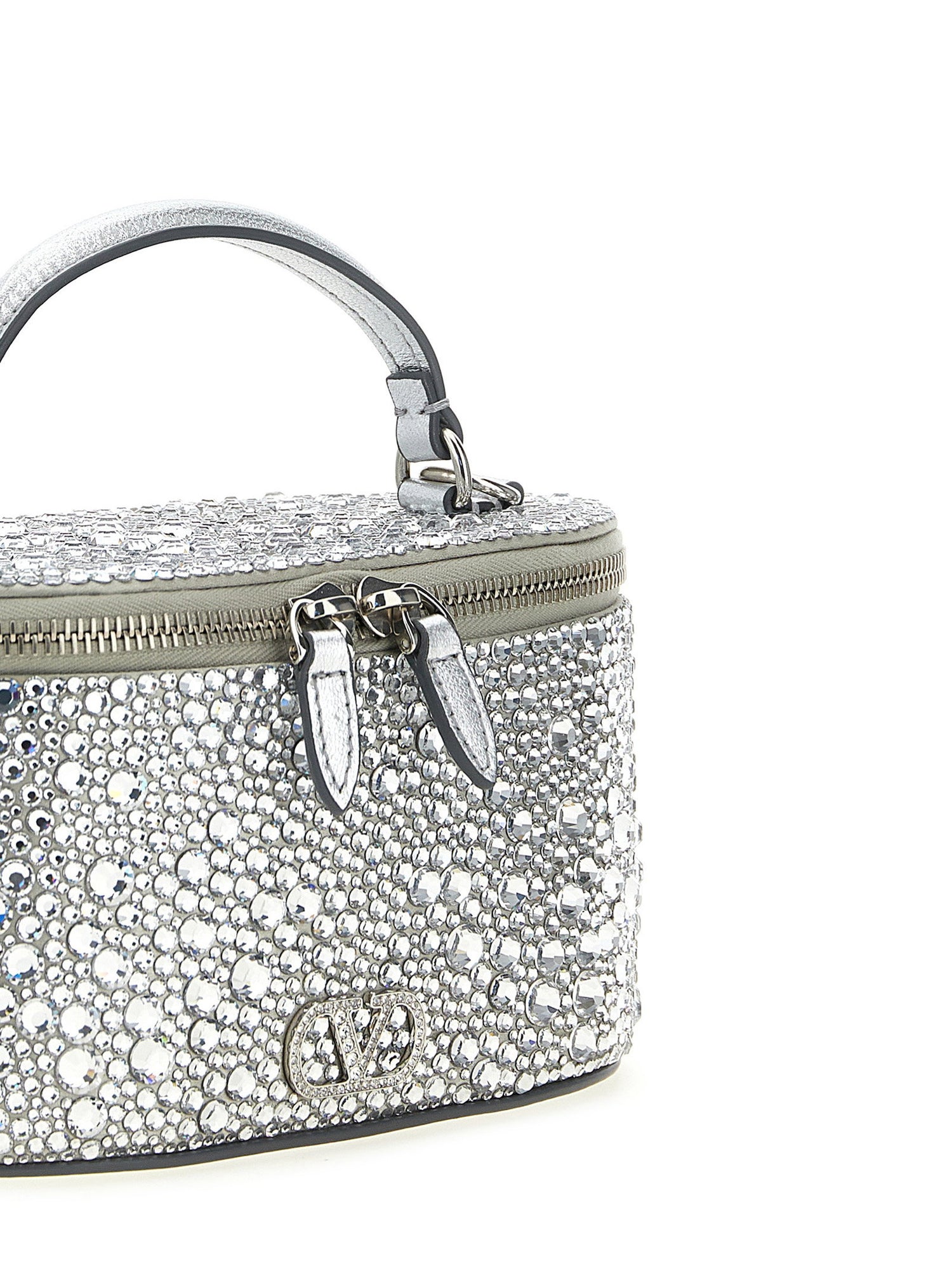 Valentino Garavani Vanity Mini Handbag Silver