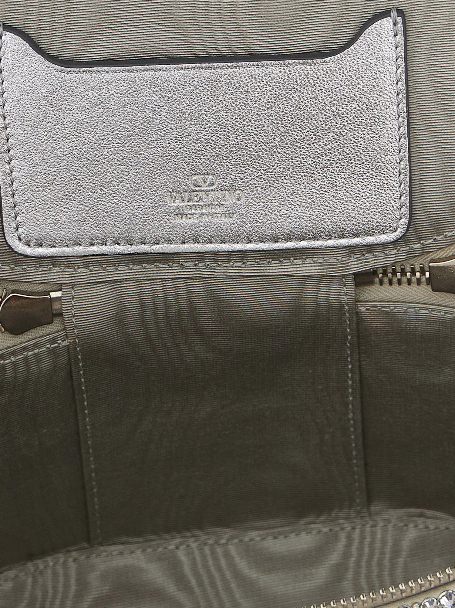 Valentino Garavani Vanity Mini Handbag Silver