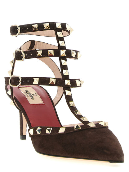 Valentino Garavani Rockstud Pumps Brown