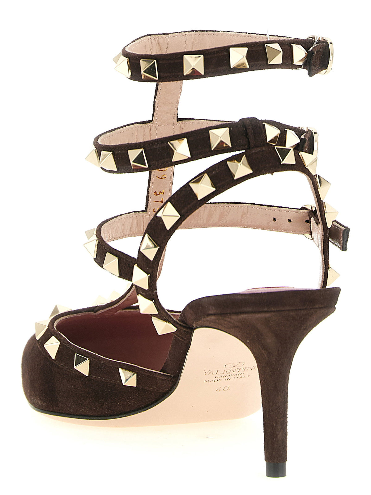 Valentino Garavani Rockstud Pumps Brown