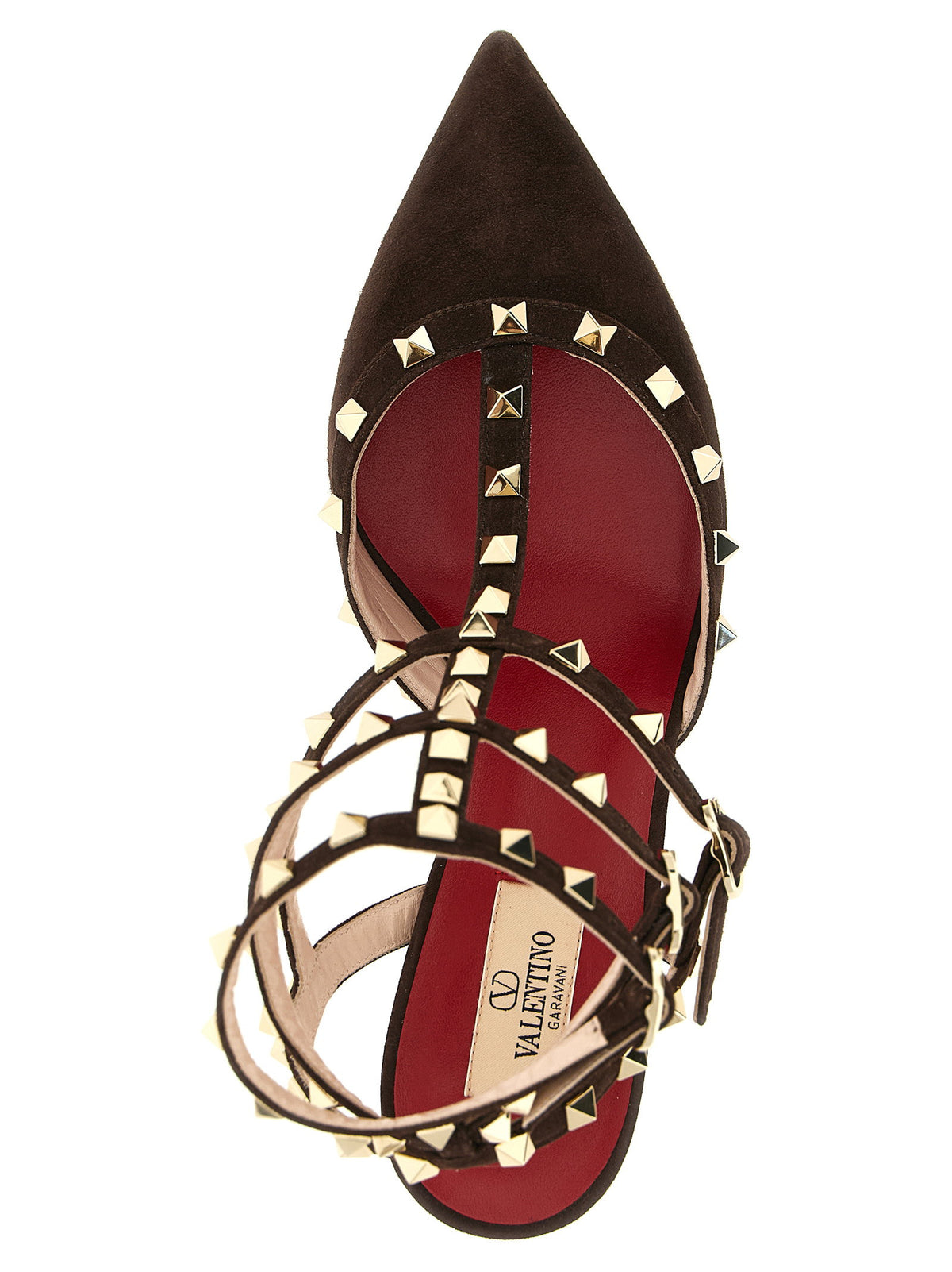 Valentino Garavani Rockstud Pumps Brown