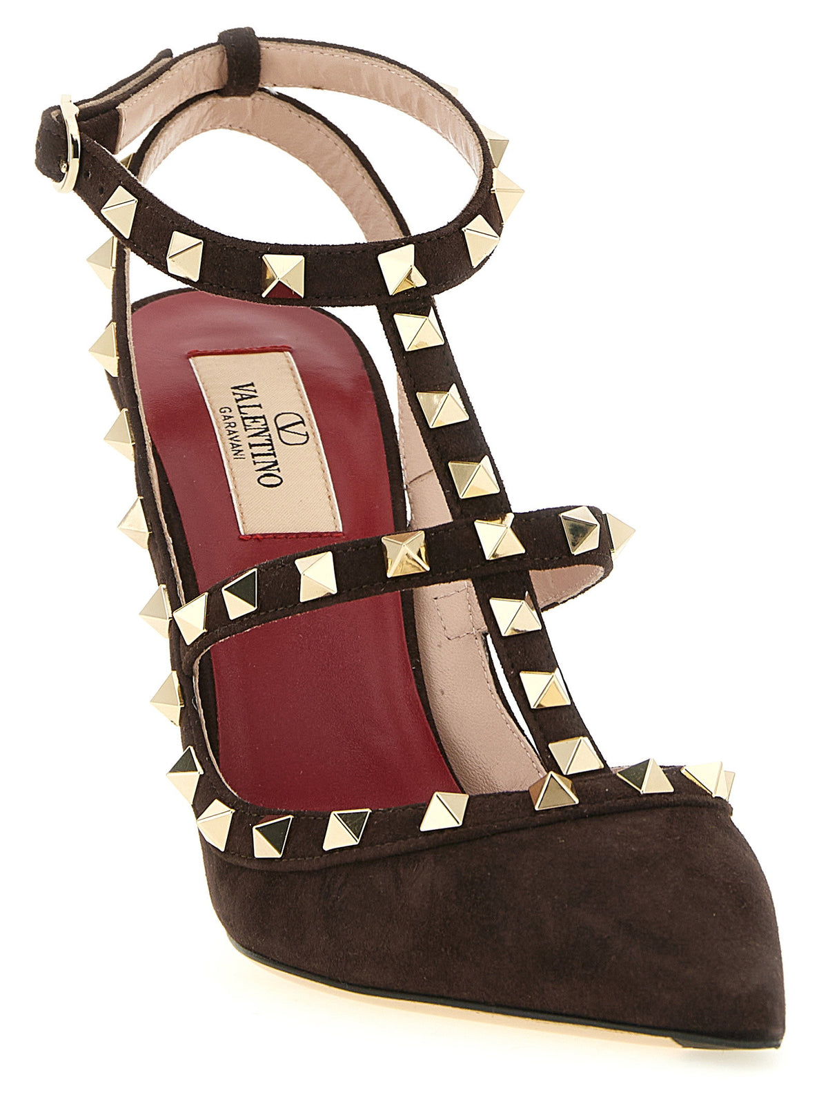 Valentino Garavani Rockstud Pumps Brown