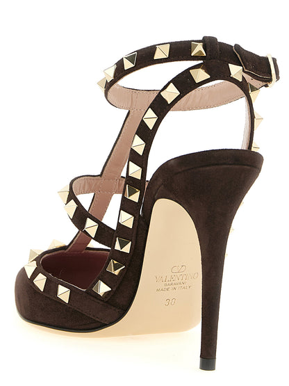 Valentino Garavani Rockstud Pumps Brown
