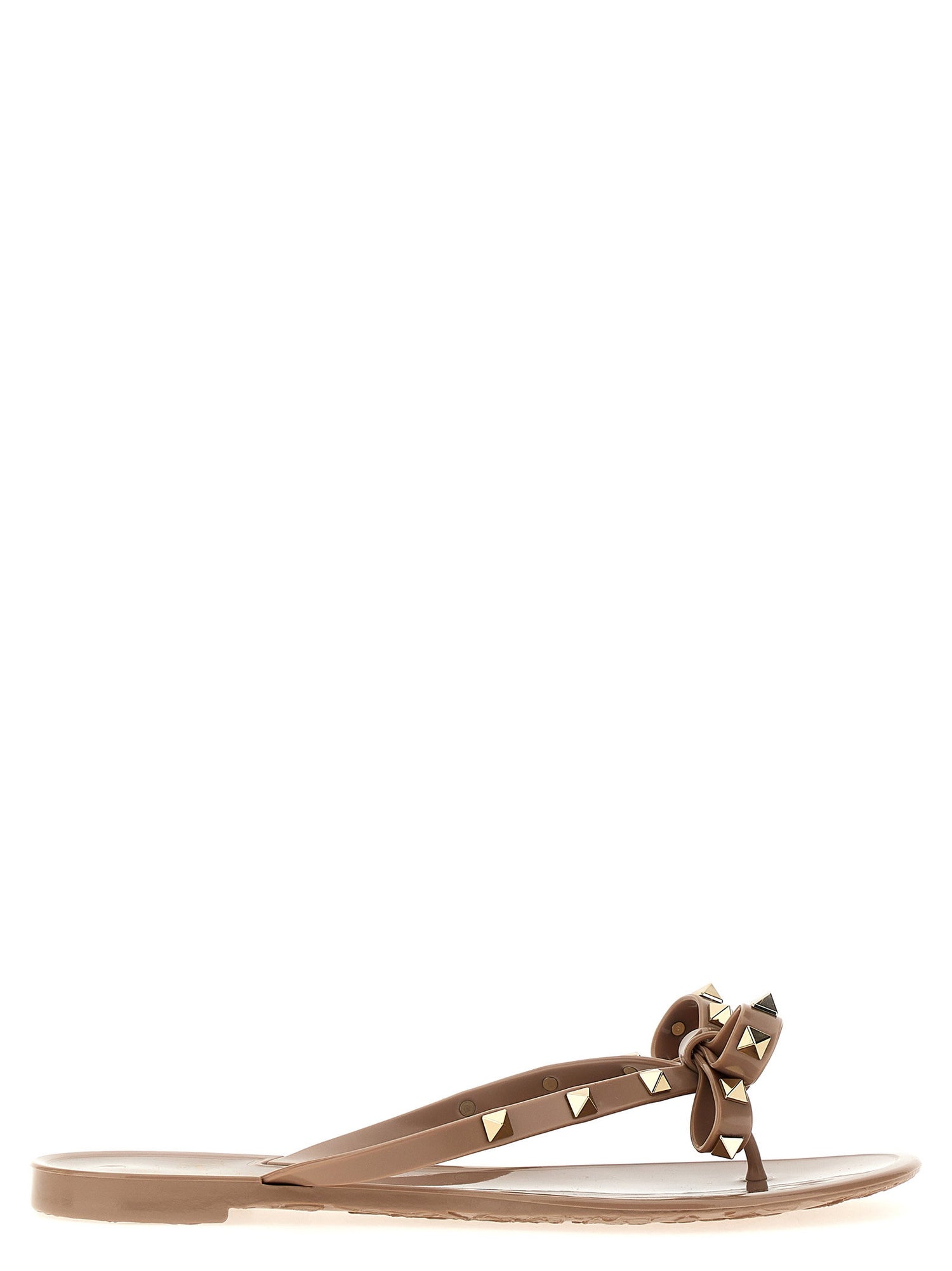 Valentino Garavani Rockstud Thong Sandals Pink
