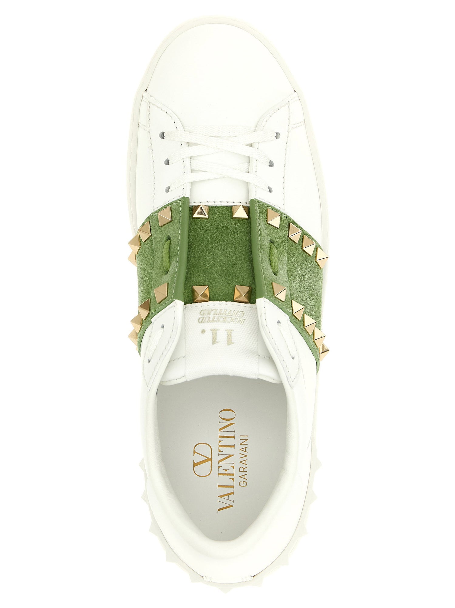 Valentino Garavani Rockstud Untitled Sneakers Green