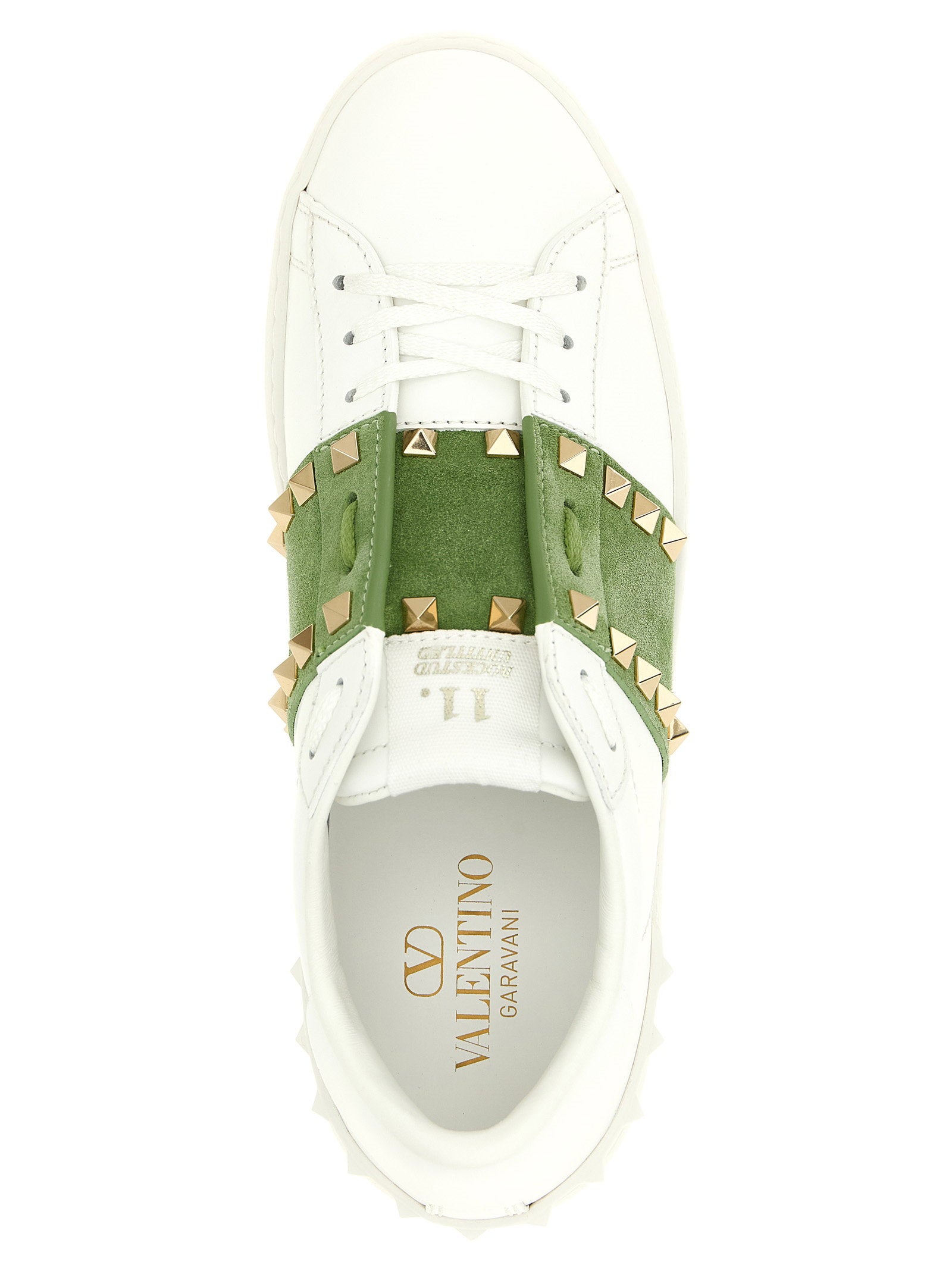 Valentino Garavani Rockstud Untitled Sneakers Green