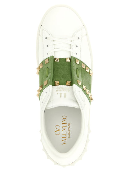 Valentino Garavani Rockstud Untitled Sneakers Green