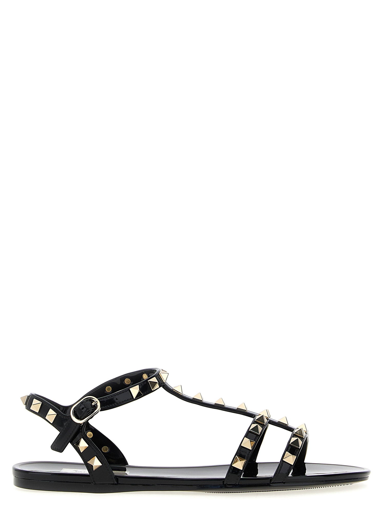 Valentino Garavani Rockstud Sandals Black  