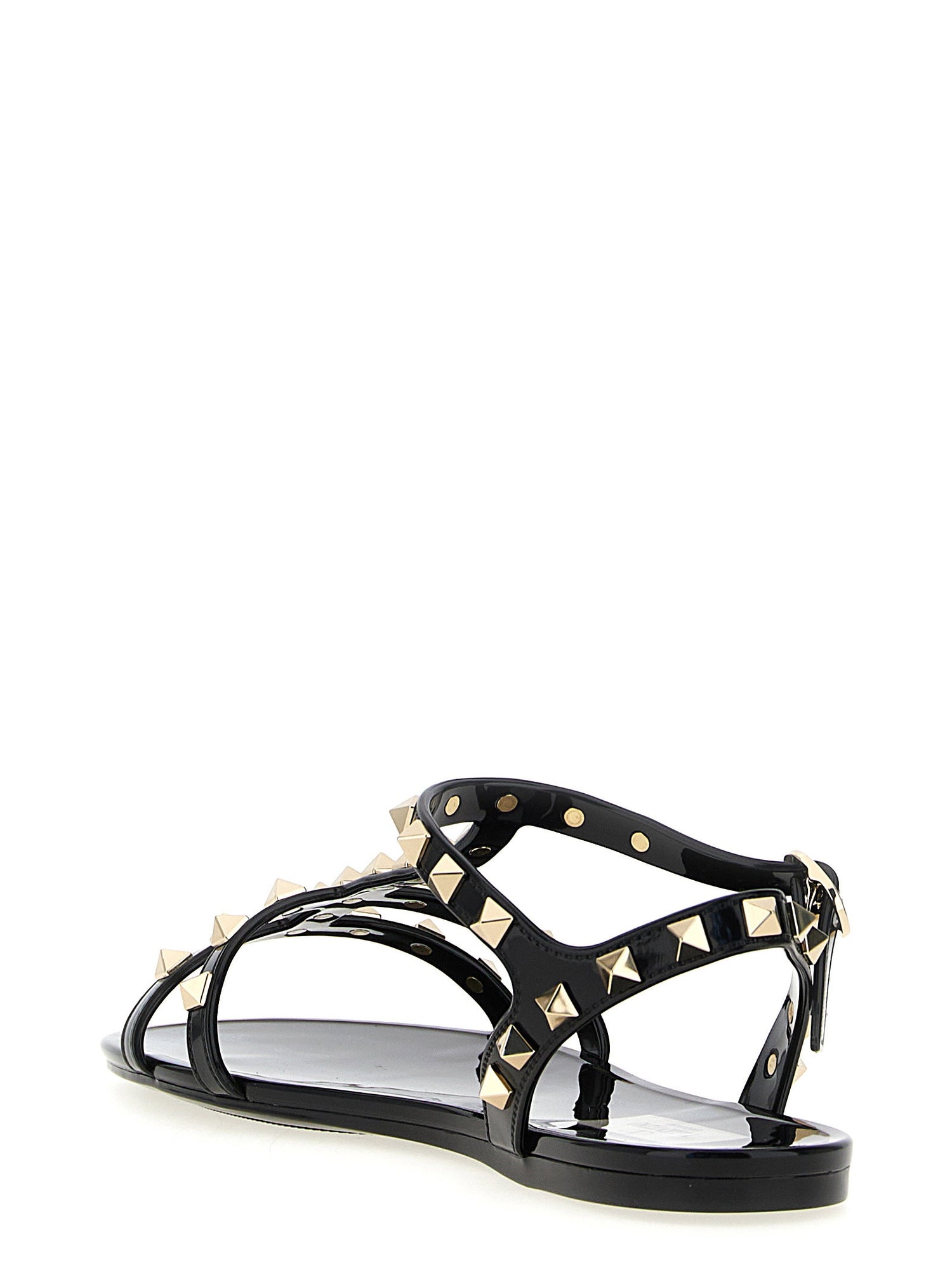 Valentino Garavani Rockstud Sandals Black  