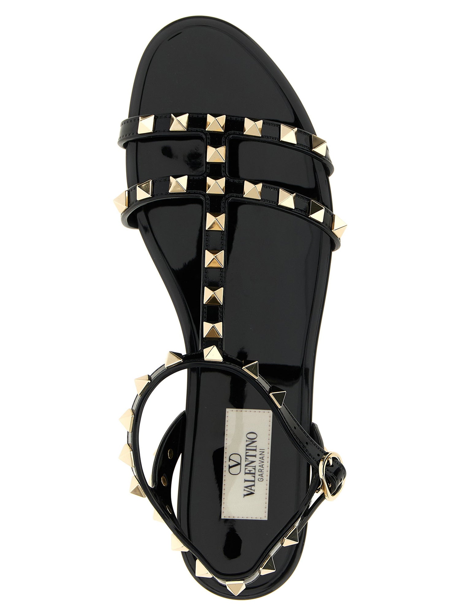 Valentino Garavani Rockstud Sandals Black  