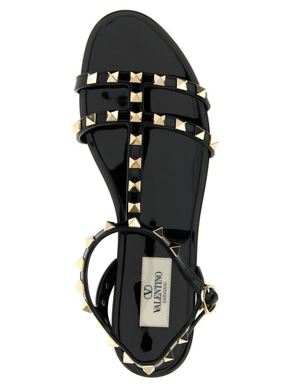 Valentino Garavani Rockstud Sandals Black