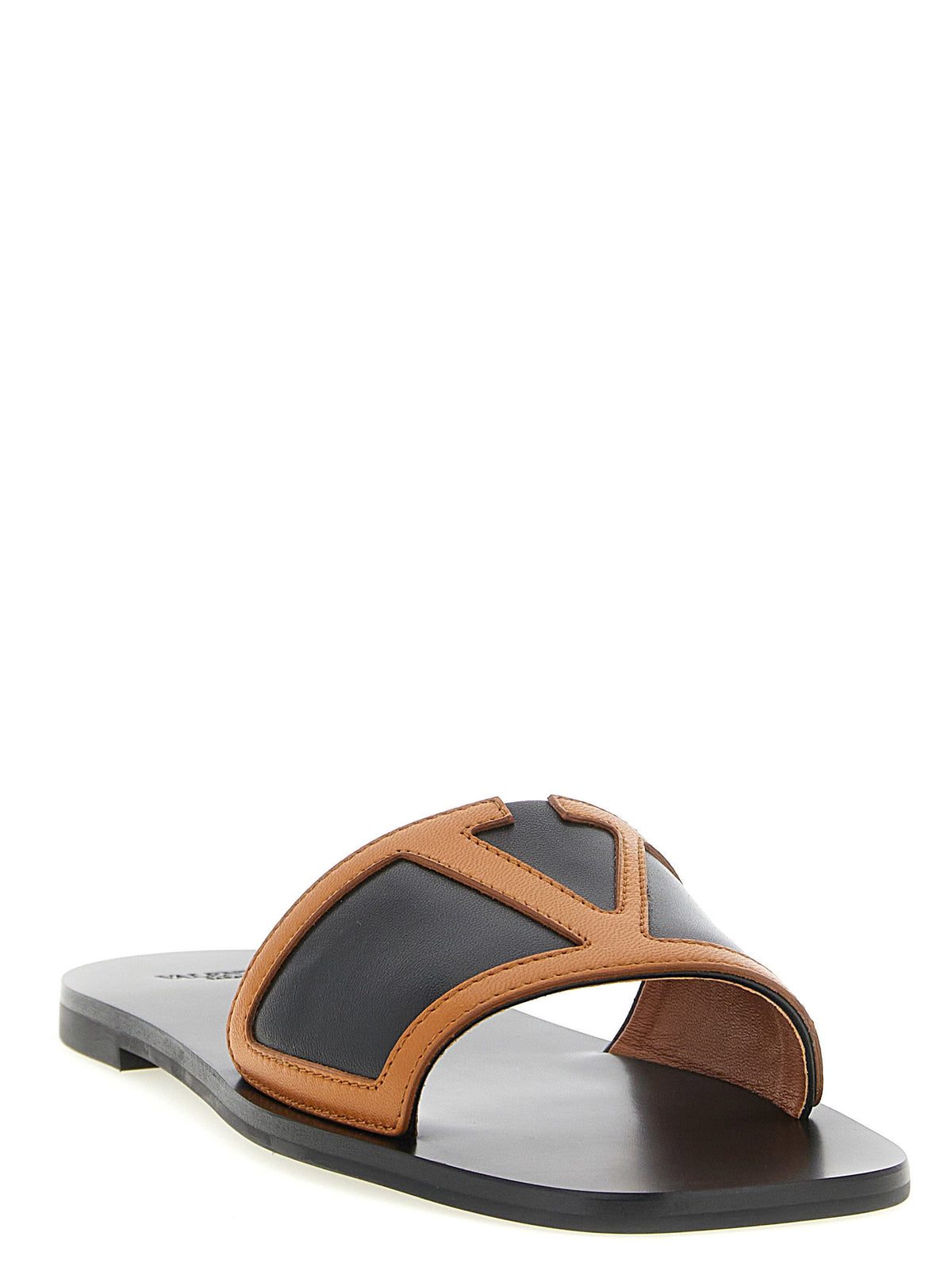 Valentino Garavani Viva Superstar Slides Brown