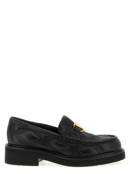 Valentino Garavani Quiltie Loafers Black