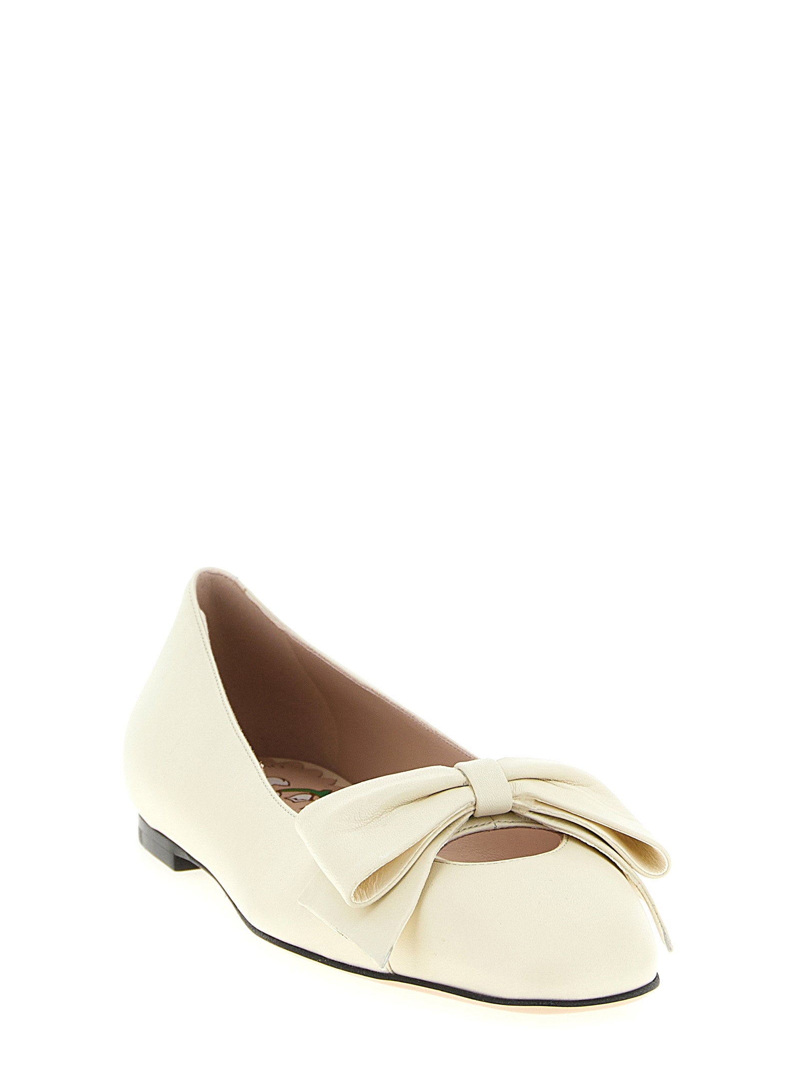 Valentino Garavani Bowow Ballet Flats White