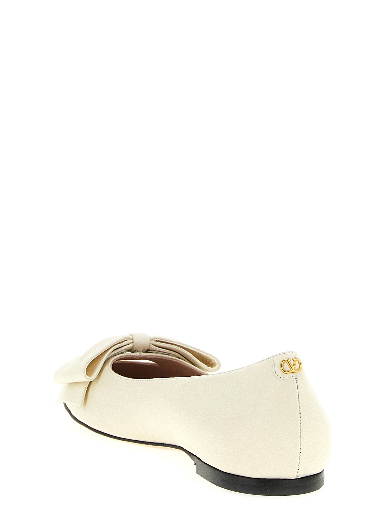 Valentino Garavani Bowow Ballet Flats White