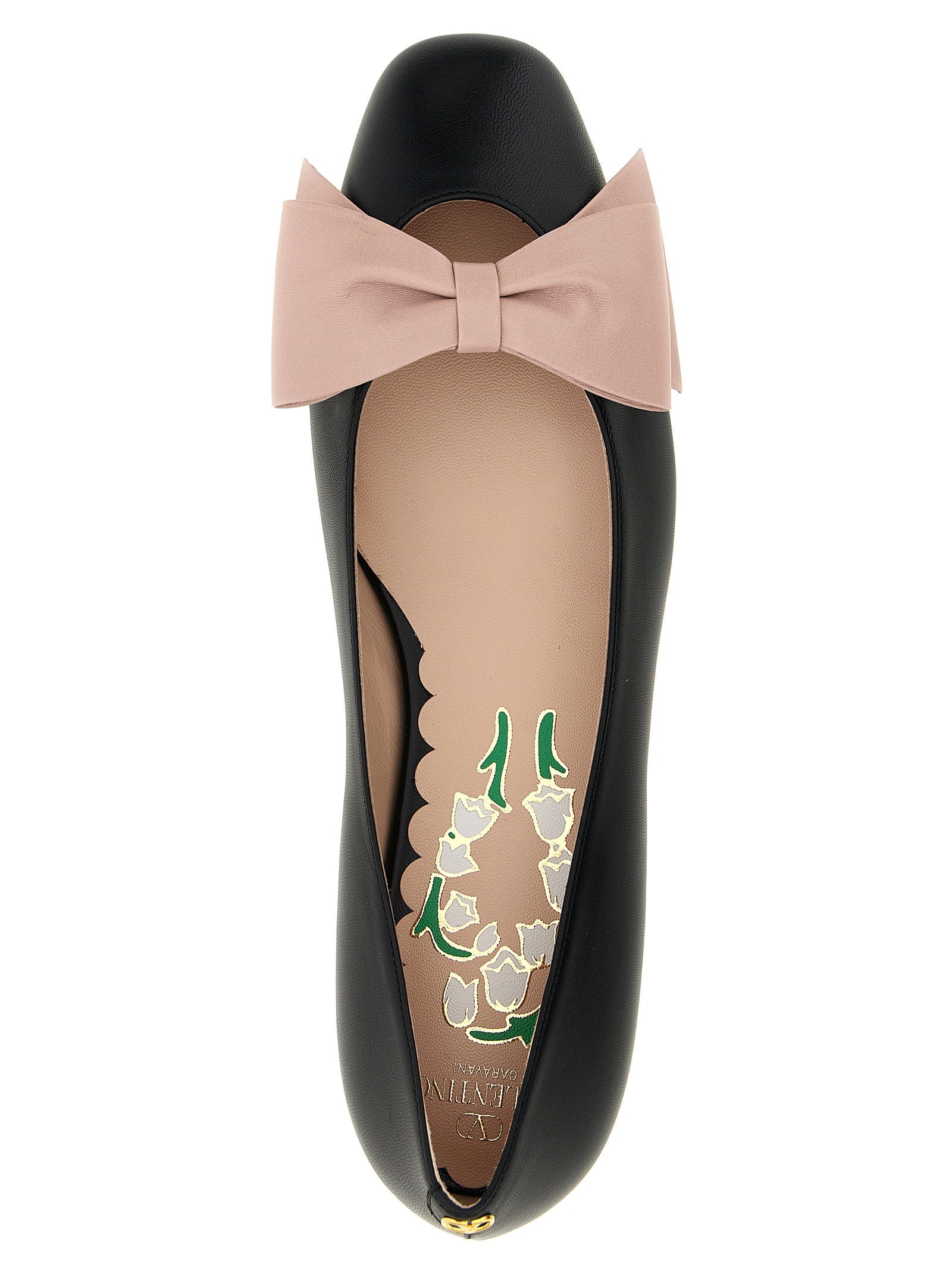 Valentino Garavani Bowow Ballet Flats Black  