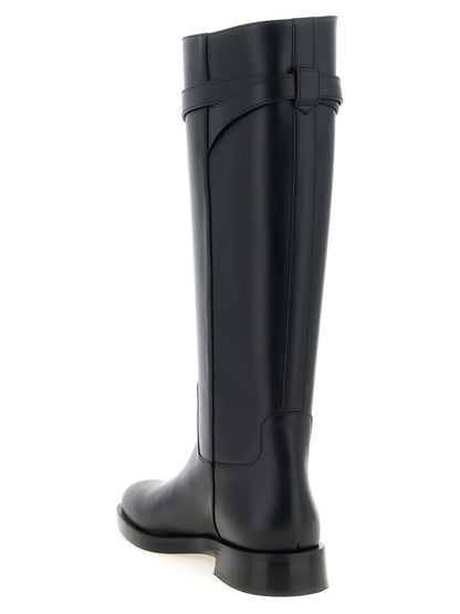Valentino Garavani Vlogo Signature Boots Black  