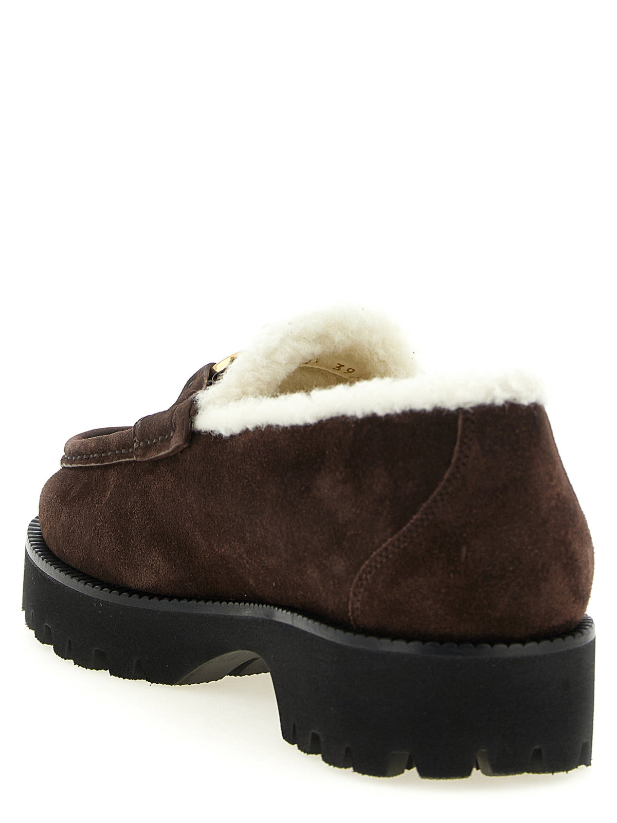 Valentino Garavani Vlogo Signature Loafers Brown