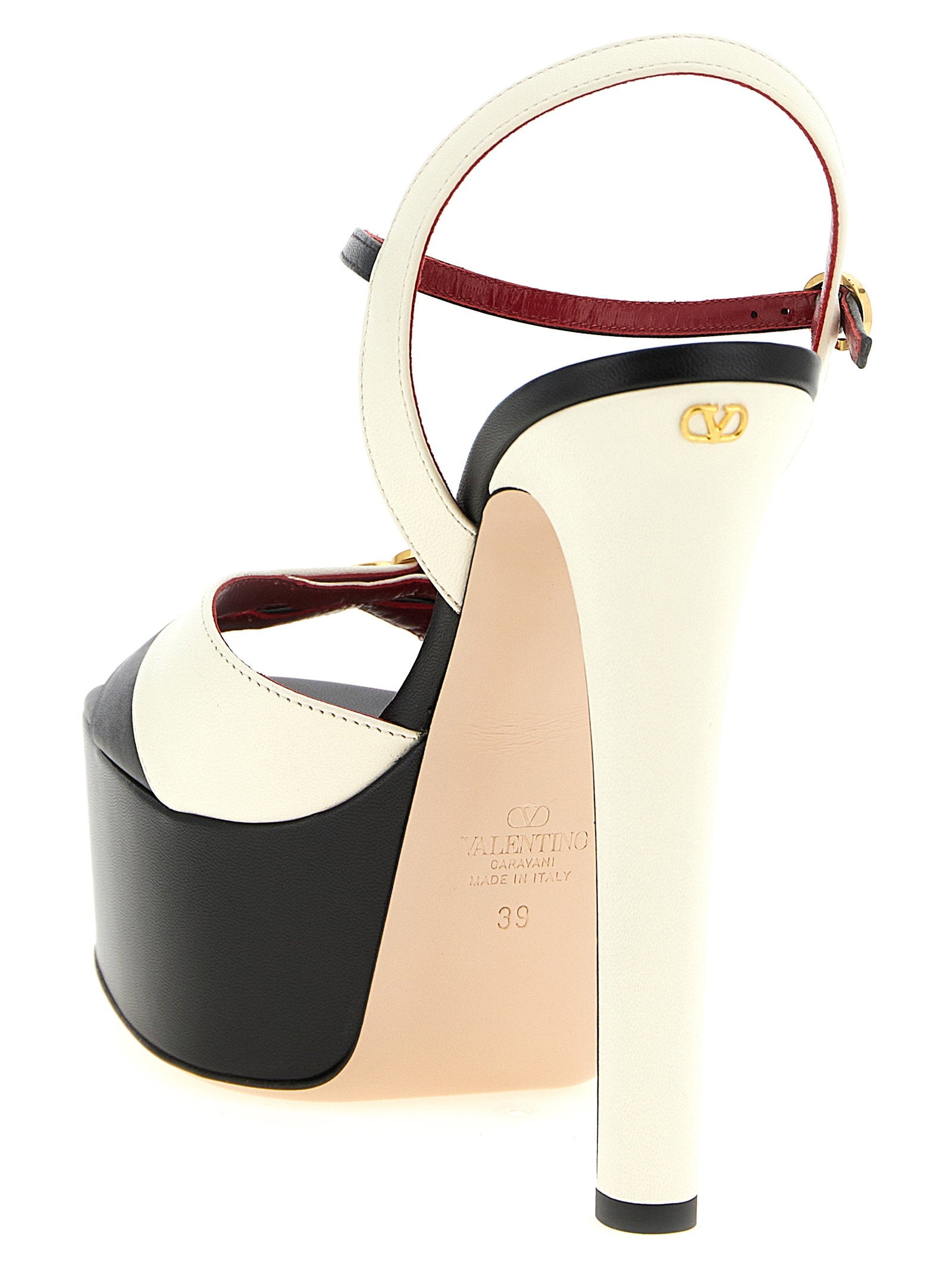 Valentino Garavani Crasher Sandals White/black