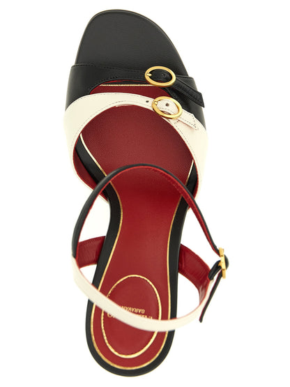 Valentino Garavani Crasher Sandals White/black